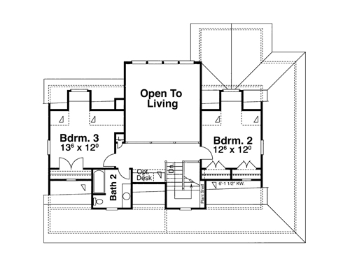 Second Floor image of PEARSON House Plan